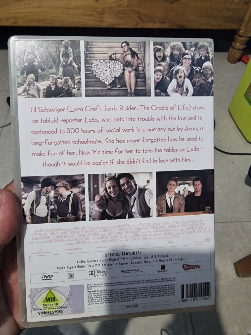 Rabbit Without Tears DVD (Category: CDs & DVDs) located in Villaverde. Submitted by ejaythrift (Listing ID 1433930801, Image 2). Description: - Movie: Rabbit Without Tears - Language: German - Starring: Til Schweiger, Nora Tschirner - Features: Special features included - Condition: Original case.