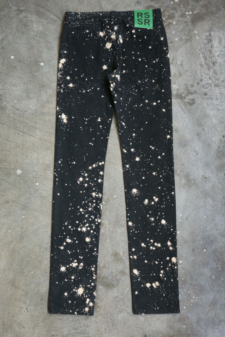 Raf Simons - Sterling Ruby - F/W 14 - Bleached Denim Jean (Category: Jeans) located in Manila. Submitted by graymatter_ (Listing ID 1433883706, Image 3). Description: Raf Simons - Sterling Ruby - F/W 14 - Bleached Denim Jean 1 of 50 pairs made Tagged Size: 46 Condition: BN w/ Tags Material: 100% Cotton Made in: Italy Dimensions Waist: 32 Inseam: 38 Crotch: 12 Thigh: 11 Leg Opening: 7 .