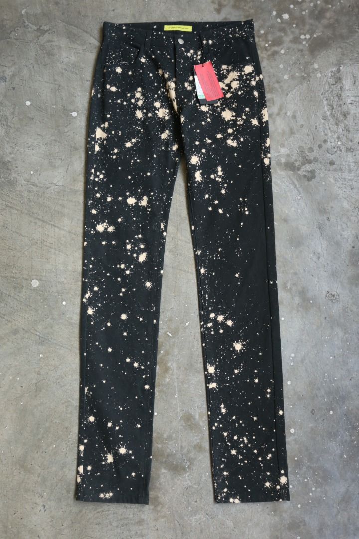 Raf Simons - Sterling Ruby - F/W 14 - Bleached Denim Jean (Category: Jeans) located in Manila. Submitted by graymatter_ (Listing ID 1433883706, Image 2). Description: Raf Simons - Sterling Ruby - F/W 14 - Bleached Denim Jean 1 of 50 pairs made Tagged Size: 46 Condition: BN w/ Tags Material: 100% Cotton Made in: Italy Dimensions Waist: 32 Inseam: 38 Crotch: 12 Thigh: 11 Leg Opening: 7 .
