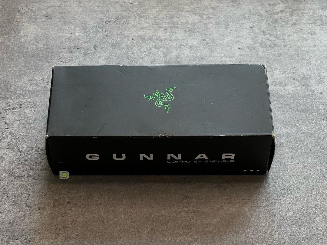 Razer X Gunnar Cerberus Sunglasse (Category: Sunglasses & Eyewear) located in Malabon City. Submitted by davidsoria (Listing ID 1433811032, Image 3). Description: Razer X Gunnar Cerberus Sunglasses Price: ₱2,500 (SRP: ₱3,995) • Near-mint condition • With box • Replacement unused cleaning cloth • Lens Design prevents dry eyes, irritation and sharpens detail to ease eye strain. • Lens Material offers distorion-free optics for lasting clarity in a d