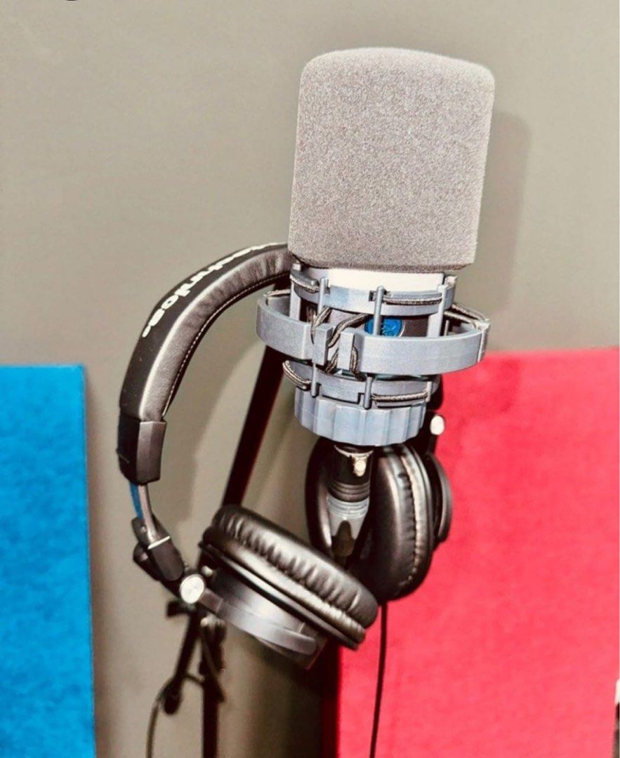Studio Microphone and Headphones Set