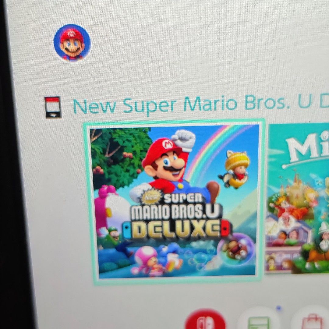 Super Mario Bros Deluxe (With Label Issue Only) (Category: Nintendo) located in Quezon City. Submitted by shopme_gadget30 (Listing ID 1433940288, Image 3). Description: kindly read the details first for sale fixed price good Condition tested and working game card only compatible to Nintendo switch usa region original game but no sticker label Shoopppppeee —,✅ can check out pm for the linnnkkk (If shoopppee check out, price is higher because of sh
