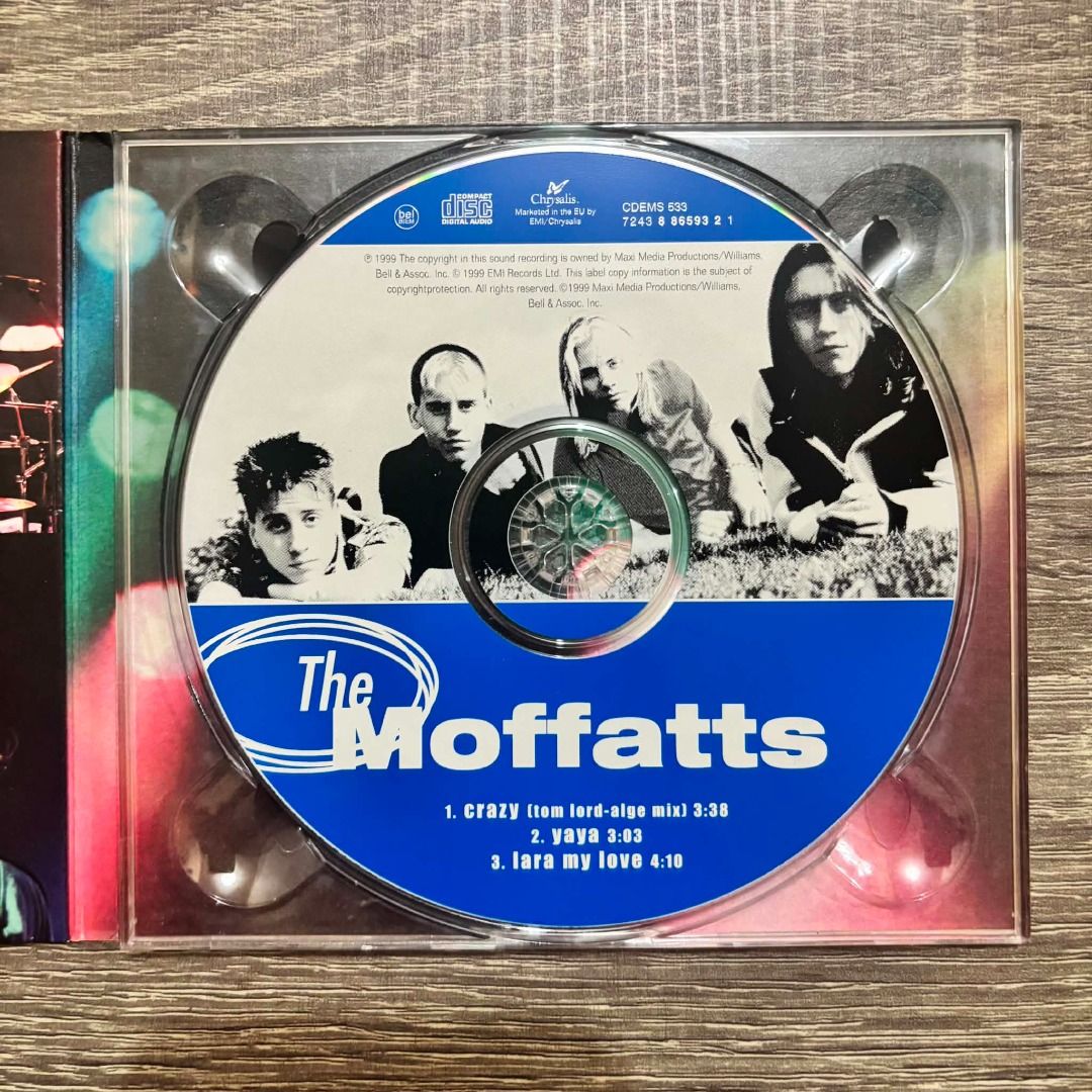 The Moffatts - Crazy CD single (Category: CDs & DVDs) located in Quezon City. Submitted by pinkskies_media (Listing ID 1433824309, Image 3). Description: BAWAL SA MAARTE USED ITEM, HINDI BAGO CD single in digipak Poster included Made in the EU Tested and 100% working IMPORTANT: Manage your expectations since this is a pre-loved item Digipak NOT in mint condition, may sticker damage May gasgas ang CD Please see pic for the condition.