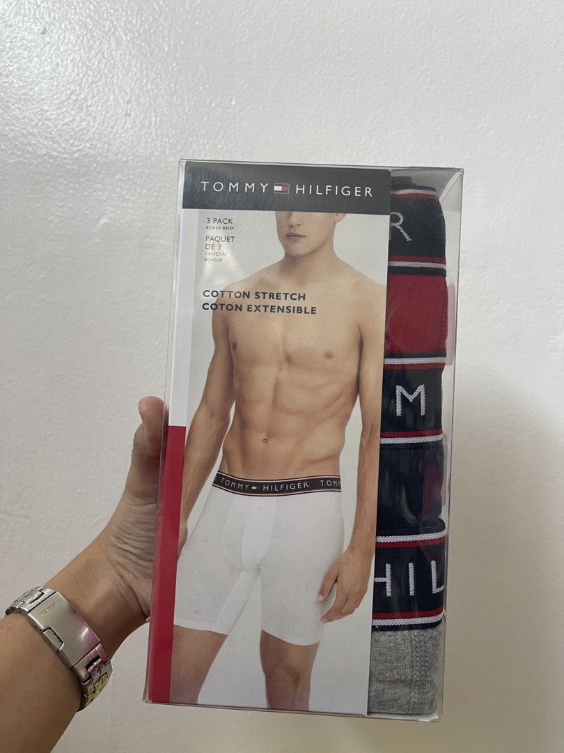 Tommy Hilfiger Boxer Brief (3 pcs) (Category: Underwear) located in Las Pinas. Submitted by UNQUARANTINED (Listing ID 1433829213, Image 2). Description: SIZES: All white- Medium, Large White, red, black- XL.