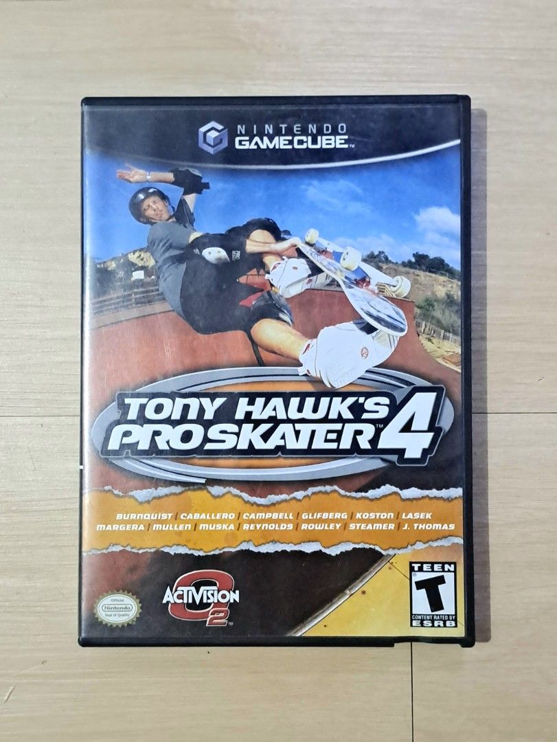 TONY HAWK'S PROSKATER 4 NINTENDO GAME CUBE CD (Category: Nintendo) located in Muntinlupa City. Submitted by echo.066 (Listing ID 1433826007, Image 1). Description: FOR SALE NINTENDO GAME CUBE CD 1200 PHP TONY HAWK'S PROSKATER 4 MINT CONDITION AVAILABLE FOR DELIVERY VIA LALAMOVE AVAILABLE FOR SHIPPING VIA J&T EXPRESS CHECK MY PROFILE FOR MORE PERSONAL COLLECTIONS MUSIC / VIDEO / GAMES MODE OF PAYMENT : BANK / GCASH / MAYA MUNTINLUPA CITY LOCATION.