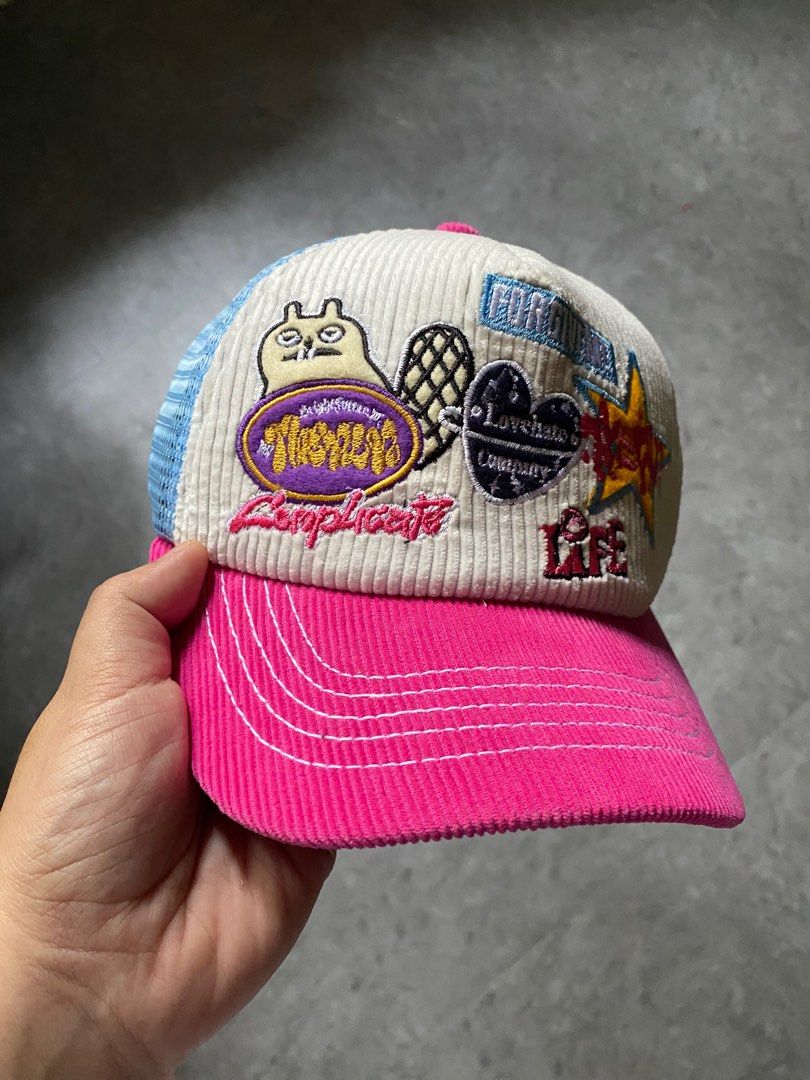 Trucker Hat Three-Tone (Category: Caps & Hats) located in Bulacan. Submitted by iluvmatchaaa (Listing ID 1433882754, Image 1). Description: ⤷ corduroy trucker hat three-tone — ₱299 — brand new — perfect for your fits mop: gcash mod: j&t express loc: bulacan.