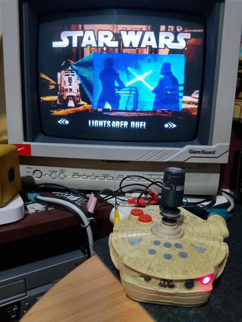 TV Plug and Play Gaming (Category: Others) located in Manila. Submitted by boyhet.thrift15 (Listing ID 1433893053, Image 3). Description: - Collection of TV plug-and-play mini game console by (jakks pacific) - Includes: - Star Wars Millennium Falcon controller - Namco arcade-style controller - Power Rangers helmet controller - justice Legue blue - Each controller comes with AV cables. - Tested and working.gud condition - Perfect for retro gaming.