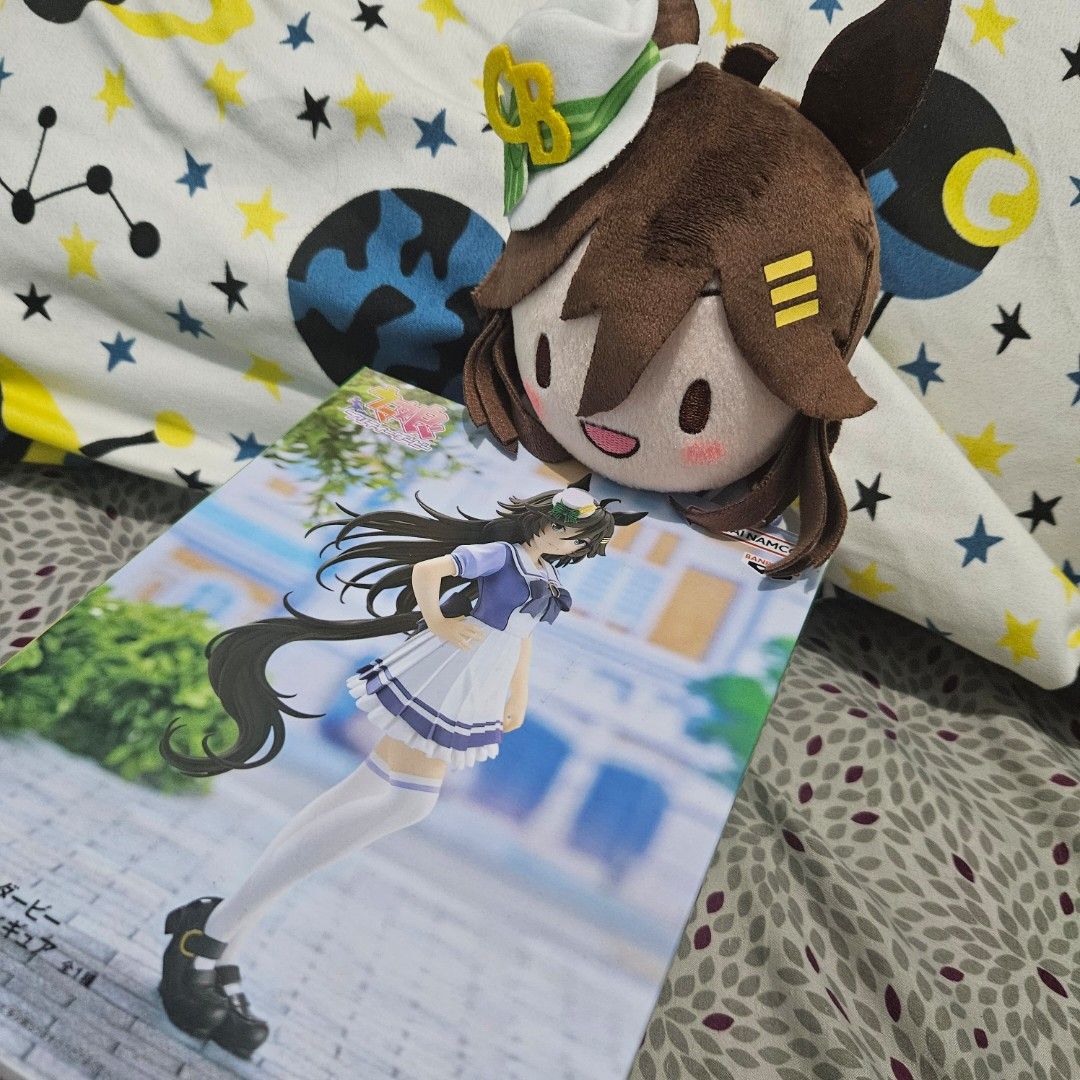Uma Musume Mr. CB Figurine (BIB) (Category: Plushies & Soft Toys) located in Manila. Submitted by kazukiensho (Listing ID 1433884774, Image 1). Description: - PLUSH IS SOLD. listing is figure only - BIB.