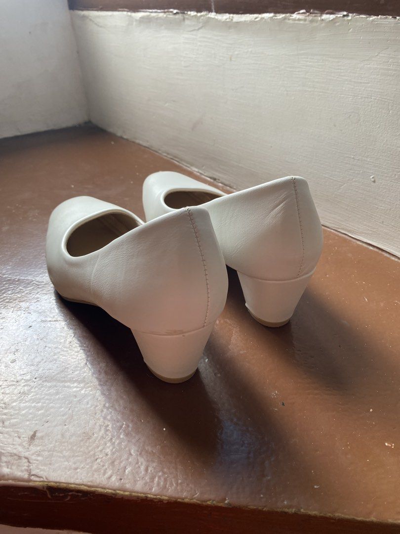 White Block Heels for Nursing Clinical Graduation (Category: Heels) located in Bacolod City. Submitted by gleisells (Listing ID 1433803344, Image 2). Description: - worn twice during clinical grad & oath taking - 2 inch heels.
