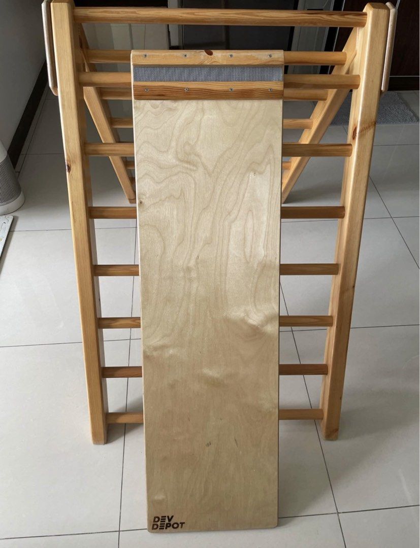Pikler traingle!!! Free Ramp! (Category: Infant Playtime) located in Manila. Submitted by carriesend34393 (Listing ID 1433975372, Image 2). Description: Pikler triangle 4 ft tall and up to More than 70kg max weight From devdepot! Was originally bought for 17t Selling for 50% off I will give the reversible ramp for free! .
