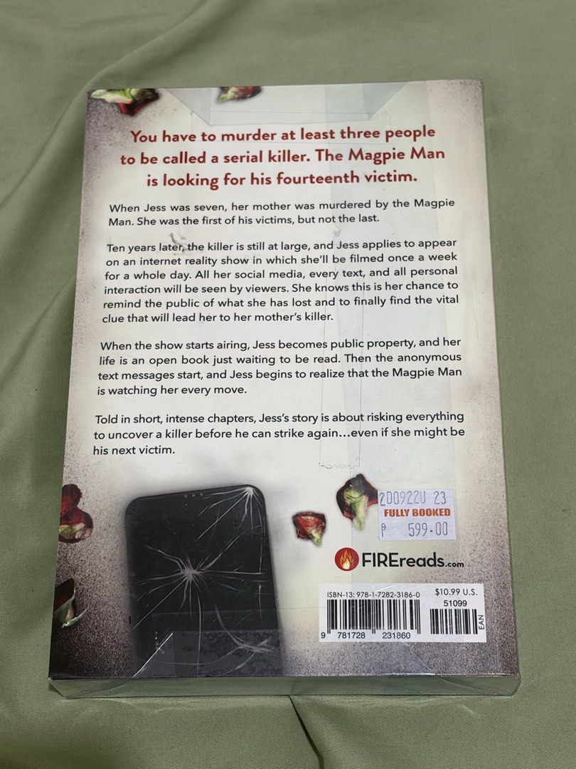 14 Ways to Die by Vincent Ralph (Category: Storybooks) located in Cainta. Submitted by dansbmcl (Listing ID 1434105725, Image 2). Description: - "14 Ways to Die" by Vincent Ralph - New York Times Bestseller - Follows Jess, whose mother was murdered when she was seven - Killer still at large - Jess applies to an internet reality show - Published by FIREreads.com.