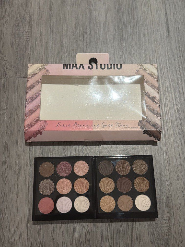 🇺🇸 Max Studio 2 Eyeshadow Palette (Category: Makeup) located in Makati City. Submitted by prelovedandlovedbyt (Listing ID 1434115091, Image 1). Description: 550 for two! From the US 🇺🇸 .