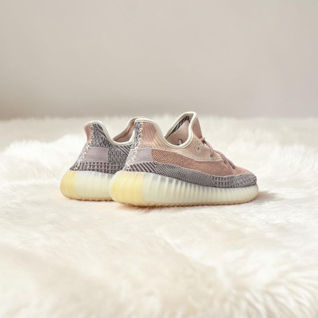 Adidas YEEZY Boost 350 V2 "Ash Pearl" Sneaker (Category: Sneakers) located in Manila. Submitted by cmvoapparel (Listing ID 1434092225, Image 3). Description: Price is negotiable ❥ Original Adidas Yeezy Shoes ❥ No shoe box ❥ Bought in Canada ❥Size indicated UK- 4 US-4 and 1/2 JP-225 FR-36 and 2/4 ❥ Color: ash pearl cream ❥ Almond toe ❥ Flat rubber sole ❥ Yeezy Prime knit upper ❥ front lace-up fastening ❥ Signature cushioned Boost midsole .