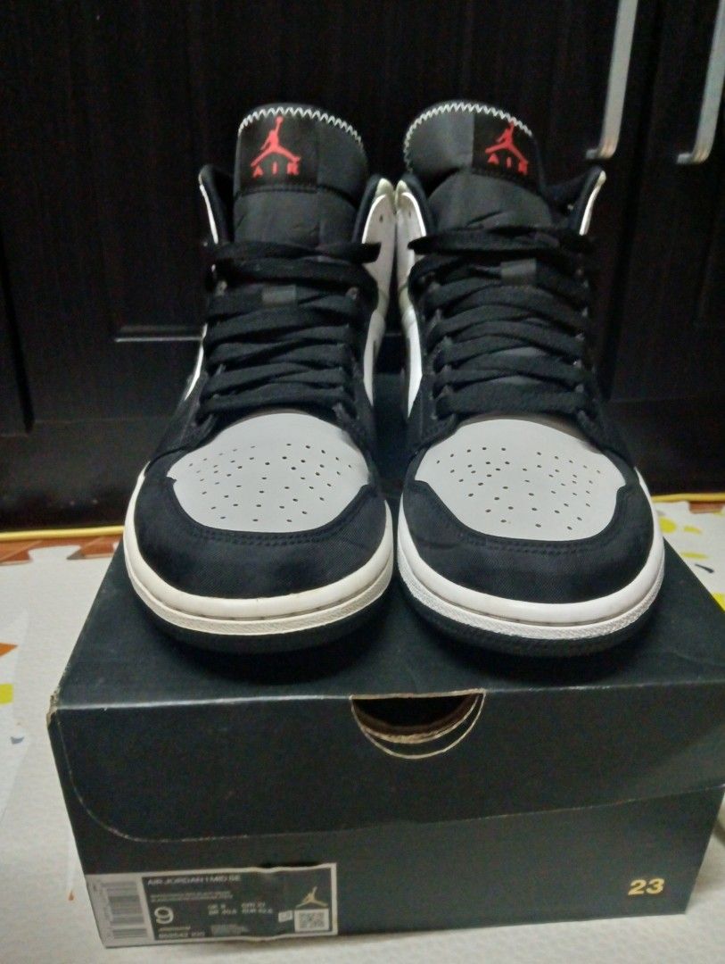 AIR JORDAN 1 MID SE union black toe (Category: Sneakers) located in Manila. Submitted by ejay1001 (Listing ID 1434094916, Image 2). Description: FOR SALE Air jordan 1 mid se UNION BLACK TOE size US 9 condition 9/10💎 isang beses lang nagamit nung nag states lang‼️ 4500 only pasig 📍.