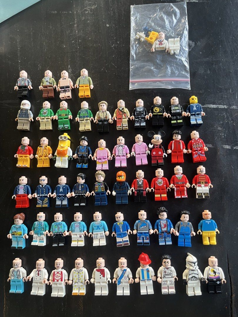 Alt Lego Minifigs (Category: Lego & Building Sets) located in Pasay City. Submitted by beye01 (Listing ID 1434055732, Image 1). Description: 54 pcs. Alt Minifig / Knock-offs / Bootleg. Selling as lot. Please check out my other items for sale. Thank you..