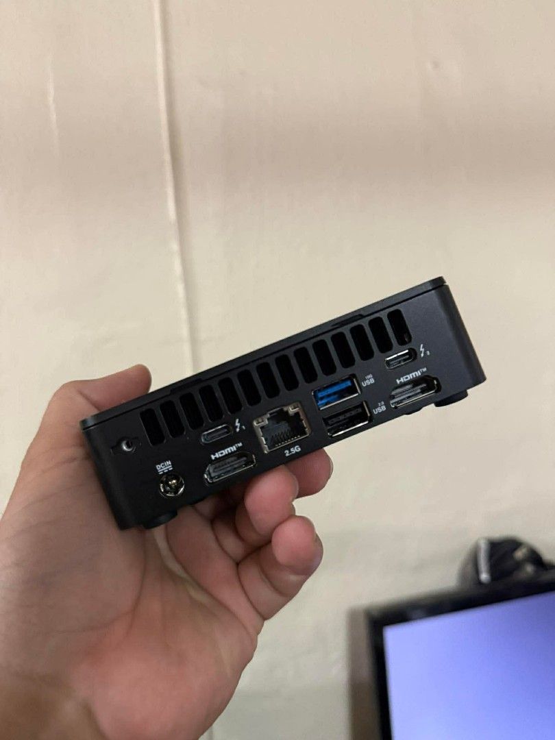 Asus nuc PC (Category: Desktops) located in Manila. Submitted by happyearth.953a15 (Listing ID 1434169421, Image 3). Description: Asus nuc PC I5 13th gen Intel UHD Graphics 16gb ram 512gb nvme Windows 11 pro OS Unit with power adapter 💸💸 18,000 Location: San Andres bukid manila Pick up or deliver cod.