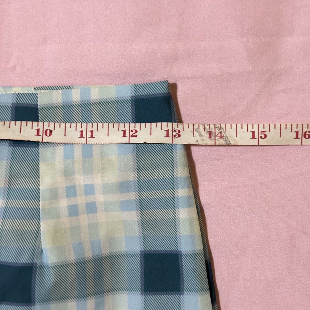 Blue & Green Plaid Skirt y2k (Category: Skirts) located in Bacoor. Submitted by aquacity_ph (Listing ID 1434072997, Image 2). Description: Blue & Green Plaid Skirt 📎 Size is too small for me now 📎 Waist: 13 inches 📎 Length: 15.5 inches Send a message for more questions! 📍Meetup/ Pickup Sm Molino or nearby areas !!! For orders 3 and above = FREE DELIVERY FEE !!!.