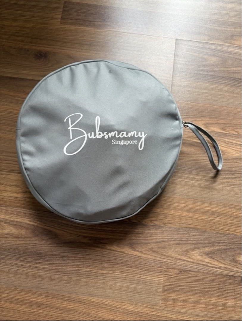 Bubsmamy baby toddler high chair foldable tray cover with 2 bibs (attach to tray with Velcro) (Category: Weaning & Toddler Feeding) located in Singapore. Submitted by carpediem_ (Listing ID 1434065860, Image 2). Description: .