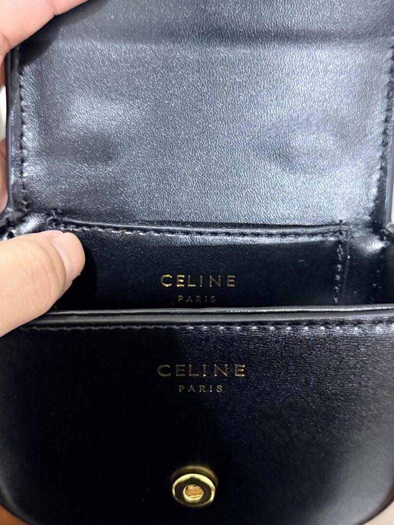 Celine Mini Claude Chain Bag Black (Category: Luxury Bags & Wallets) located in Manila. Submitted by zee.g13 (Listing ID 1434047492, Image 3). Description: Bought this from a reseller, it was sourced from Japan. Authenticity is not guaranteed, self authentication only but 100% same as the original. Negotiable. .