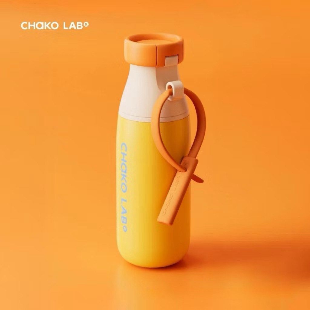 Chako Lab Insulated Water Bottle - Orange463799024700641280