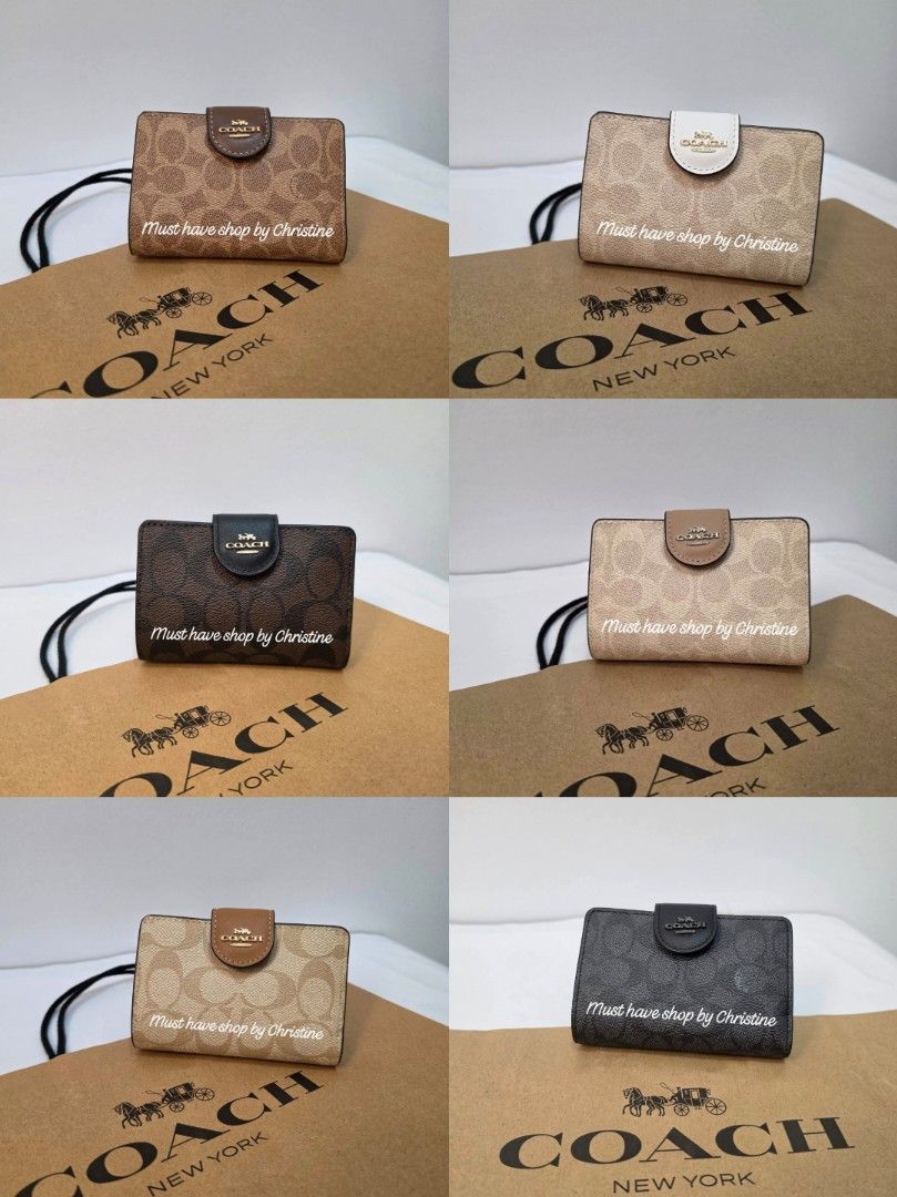 Coach medium corner zip (Category: Luxury Bags & Wallets) located in Bauang. Submitted by chictine (Listing ID 1417176676, Image 1). Description: Coach medium corner zip Brandnew and sealed Guaranteed original or moneyback Source from US ✅Open for layaway ✅Cop/Cod accepted with minimal dp 🚌Courier: Jnt/Lbc.