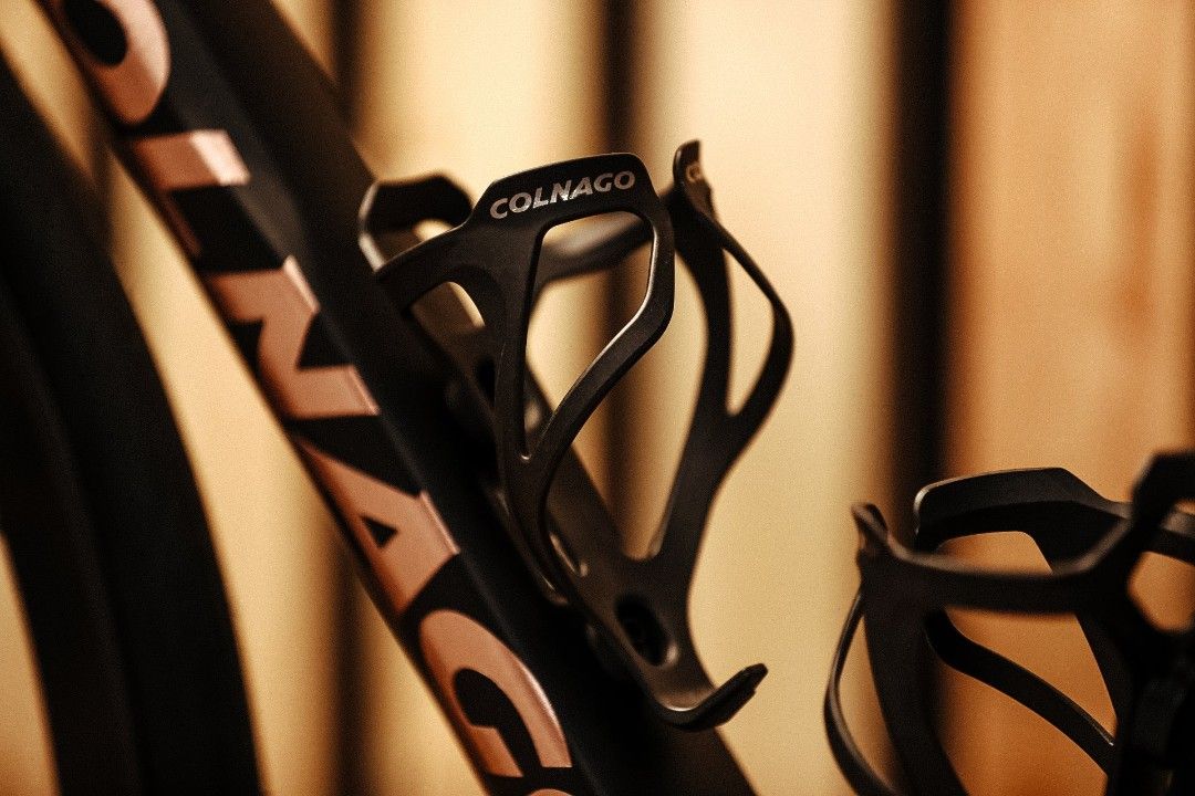 Colnago BC02 Carbon Bottle Cage, 2pcs (Category: Parts & Accessories) located in Singapore. Submitted by Prism (Listing ID 1434092544, Image 1). Description: Selling both for $59, retailed at $150 Comes with nuts and bolts.