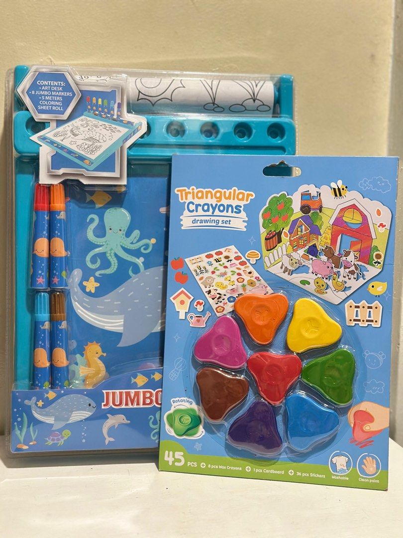 Coloring Sheet Roll (Category: Craft Supplies & Tools) located in Pasay City. Submitted by icemc (Listing ID 1434100473, Image 1). Description: 350 pesos for both. Still sealed. .