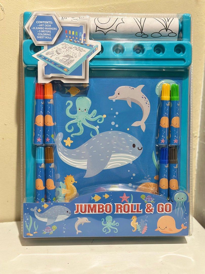 Coloring Sheet Roll (Category: Craft Supplies & Tools) located in Pasay City. Submitted by icemc (Listing ID 1434100473, Image 2). Description: 350 pesos for both. Still sealed. .
