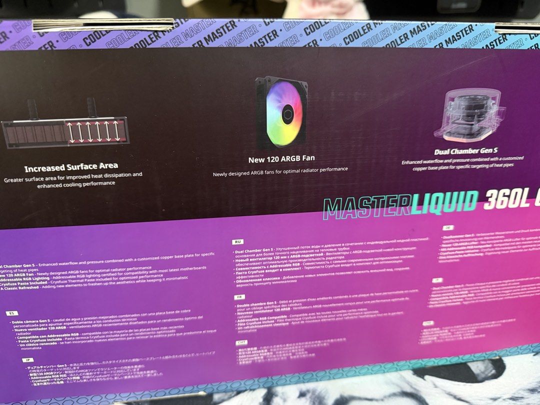 Cooler Master MasterLiquid 360L Core ARGB441327550633103363