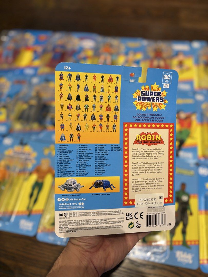 DC Super Powers Action Figures 🙌🏽 (Category: Figurines & Statues) located in San Antonio. Submitted by josephnieva (Listing ID 1434124076, Image 2). Description: *SET SALE ONLY* Repriced to move. Send in your offers for the SET! - DC Super Powers action figure set - Includes: Superman, Wonder Woman, Flash, Batman, Robin, Aquaman, Green Lantern, and Riddler - All figures are in original packaging - Packaging features a checklist of other figures