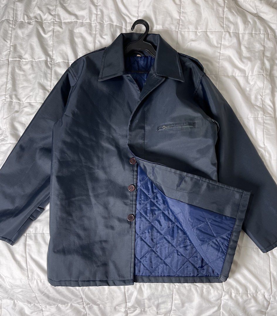 Diamond Lined Button Closure Work Jacket (Category: Coats, Jackets and Outerwear) located in Makati City. Submitted by angkoljograt (Listing ID 1434106775, Image 2). Description: 30x21 Fabric runs on lining.