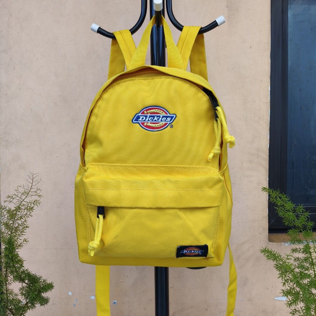 Dickies Mini Backpack Mini Brooklyn Series Preloved B45 (Category: Backpacks) located in Quezon City. Submitted by bagsbybhem (Listing ID 1434060251, Image 2). Description: ❗LAST PRICE POSTED❗ ❗READ DESCRIPTION❗ 📏 DIMENSIONS: 11 x 8 x 4 inches SMALL STRAP LENGTH: 17-30 inches, adjustable Weight: 0.25 kg. Pristine very good condition 👍💯 Lemon yellow lightweight canvas material Nice size for kids everyday or School Bag Clean inside 💰 PAYMENT: B