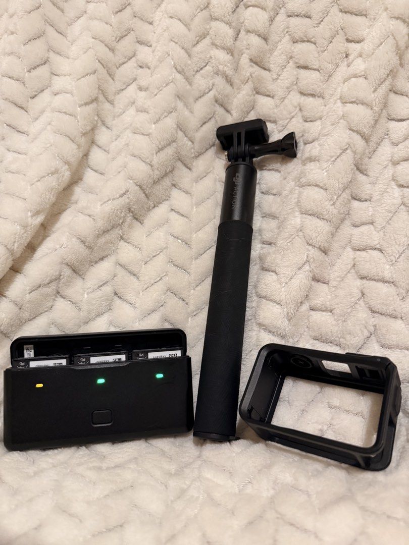 DJI Osmo Action 3 (Category: Video Cameras) located in Manila. Submitted by 888skye (Listing ID 1433959678, Image 3). Description: ✨ FOR SALE: DJI Osmo Action 3 ✨ Capture your adventures in stunning 4K with this durable and waterproof action cam! Perfect for vlogging, travel, and extreme sports. Unit is in great condition and ready to use! ✅ INCLUSIONS: 🔹 DJI Action 3 Camera Unit—lady owned and well taken care of 🔹 3x Batteries (Shoot all day l