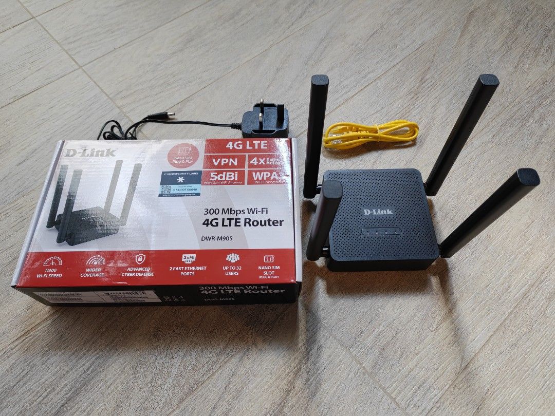 Lcs Router 905 Digidim D-Link DWR-M905 4G LTE Router, Computers & Tech, Parts & Accessories ...