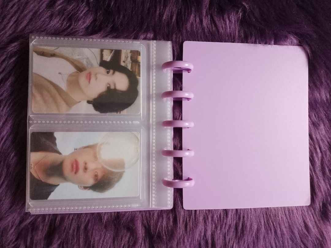 Eas Corner A7 Binder Wide Purple Jumbo Matte White (Category: Stationery & School Supplies) located in Santa Rosa. Submitted by nyliecarts (Listing ID 1434128884, Image 3). Description: ‼️READ PRODUCT DESCRIPTION FIRST‼️ WTS LFB PH Onhand Eas Corner A7 Binders Wide (purple) / Jumbo (matte) With used & extra unused sleeves Sleeves have faint marks DNT if sensitive ••• Purple set ₱150 ••• a7 wide 5-disc binder (purple) w/ 10 pcs 2pocket sleeves att