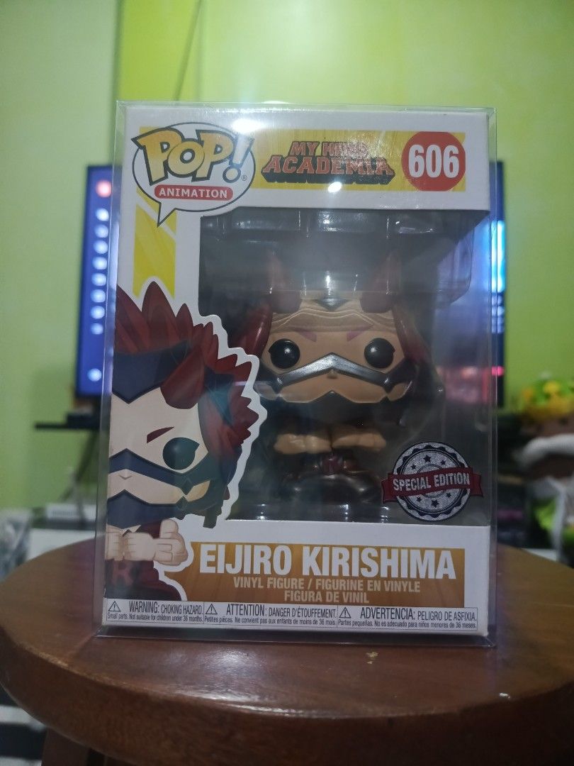 Eijiro Kirishima Funko Pop w/ FREE PROTECTOR (Category: Figurines & Statues) located in Pagadian. Submitted by jo_lang (Listing ID 1434127047, Image 1). Description: Authentic Eijiro Kirishima Funko Pop w/ FREE PROTECTOR Box Condition: 9/10.