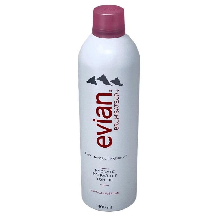 Evian Facial Spray 400ml (Category: Face Care) located in Manila. Submitted by sunplan (Listing ID 1434019559, Image 2). Description: - Evian Facial Spray: Natural mineral water for your skin. - Hydrates and refreshes skin. - Sets makeup for a natural finish. - Hypoallergenic and suitable for all skin types. - 400ml bottle for daily use..