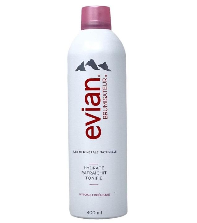 Evian Facial Spray 400ml (Category: Face Care) located in Manila. Submitted by sunplan (Listing ID 1434019559, Image 1). Description: - Evian Facial Spray: Natural mineral water for your skin. - Hydrates and refreshes skin. - Sets makeup for a natural finish. - Hypoallergenic and suitable for all skin types. - 400ml bottle for daily use..