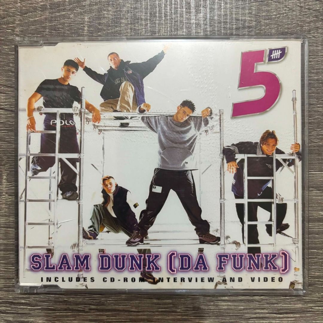 Five - Slam Dunk (Da Funk) CD single (Category: CDs & DVDs) located in Quezon City. Submitted by pinkskies_media (Listing ID 1434007481, Image 1). Description: BAWAL SA MAARTE USED ITEM, HINDI BAGO CD single Made in the EU Tested and 100% working IMPORTANT: Manage your expectations since this is a pre-loved item Inlay NOT in mint condition May gasgas ang CD May basag ang case Please see pic for the condition.
