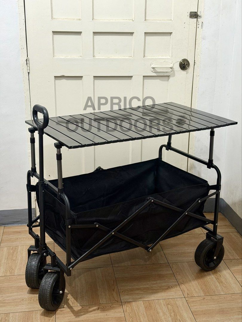 Foldable Wagon Cart Trolley pop up cart (Category: Hiking & Camping) located in Makati City. Submitted by apricooutdoors (Listing ID 1434140728, Image 1). Description: Take all for 3,999.