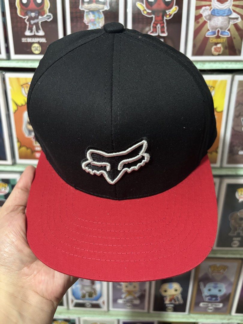 Fox Racing SnapBack Hat Cap Red w/ Black & White Logo One Size (Category: Caps & Hats) located in Cebu City. Submitted by starcatchching (Listing ID 1434082459, Image 1). Description: Fox Racing SnapBack Hat Cap Red w/ Black & White Logo One Size.