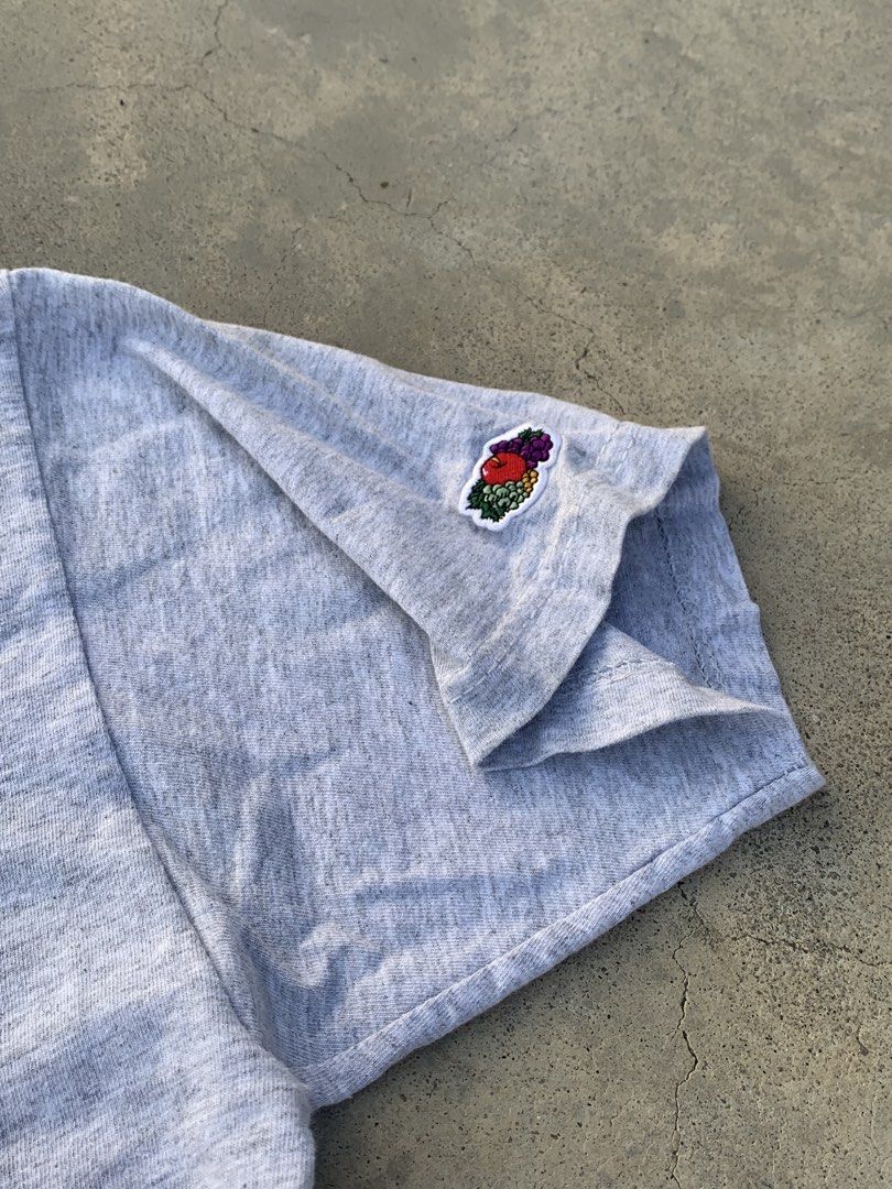 Fruit of the Loom Script T-Shirt (Category: Tshirts & Polo Shirts ) located in Cavite. Submitted by codys_closet.92 (Listing ID 1434128141, Image 3). Description: 21x27 issue: stains.