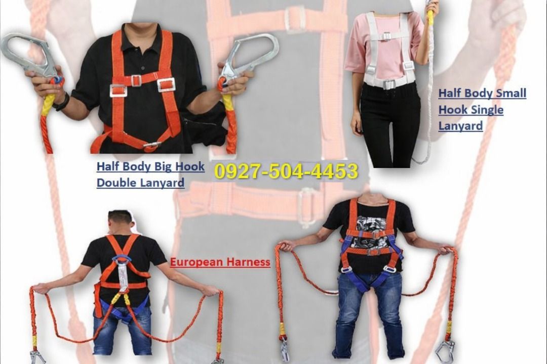 FULL BODY SAFETY HARNESS (Category: Construction Tools & Equipment) located in Quezon City. Submitted by dforte2026 (Listing ID 1149573809, Image 1). Description: Work Smart. Stay Secure. Your safety matters — whether you’re climbing, welding, or building, our harnesses keep you protected and confident. Strong hooks, tough straps, and trusted quality — ready for every challenge! 📞 Call Now: 0927‑504‑4453 #SafetyFirst #WorkSmart #IndustrialGear #