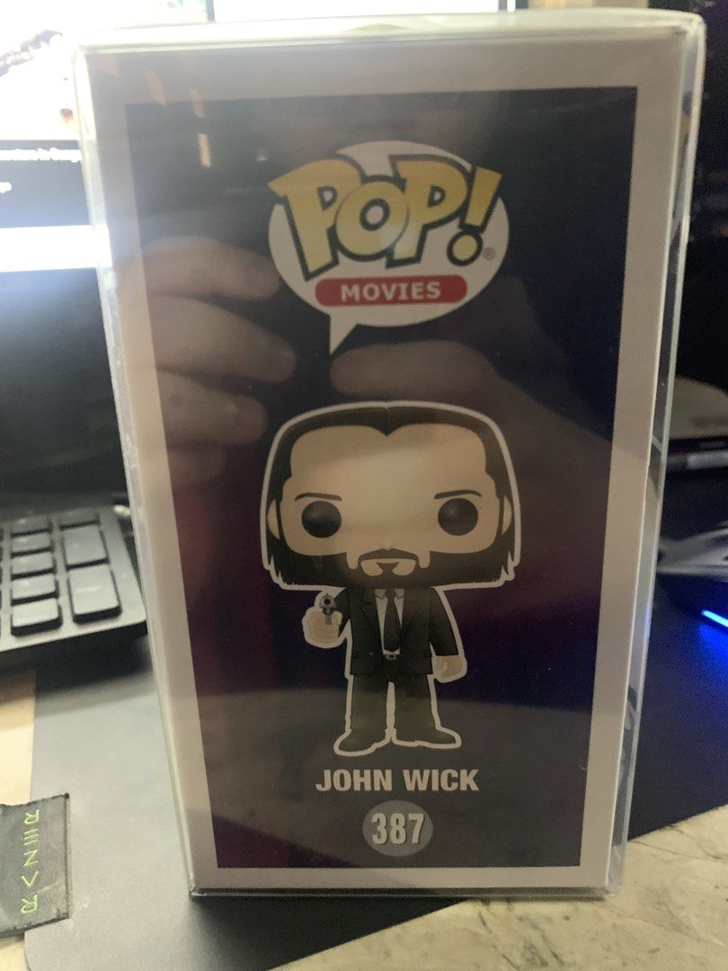 Funko Pop! Movies John Wick Chapter 2 #387 (Category: Designer & Blind Box Toys) located in Manila. Submitted by robertzombie (Listing ID 1434048455, Image 2). Description: - Funko Pop! Movies: John Wick (Chapter 2) figure. - Figure #387. - Features John Wick on the box (front and back). - Made of vinyl. - Brand new in original packaging. 09153896841 e4.