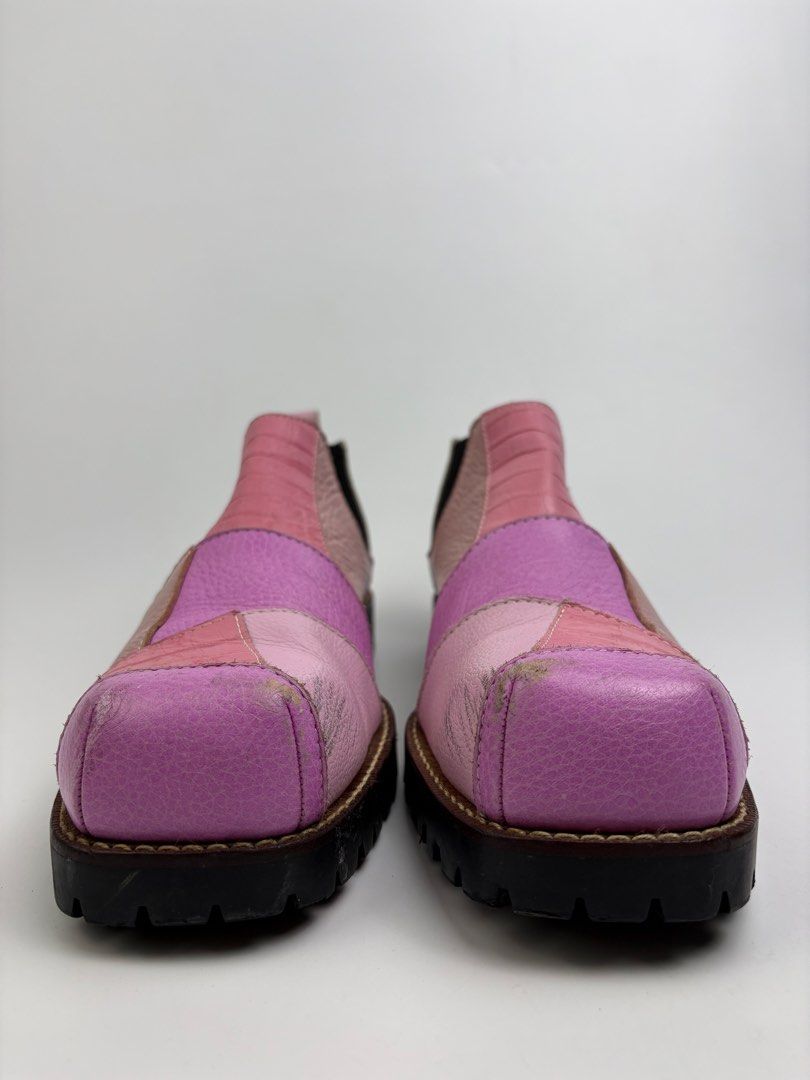 F/W13 Comme Des Garcons Homme Plus Patchwork Boots (Category: Boots) located in Cavite. Submitted by sc_rcity (Listing ID 1434022334, Image 3). Description: Tagged Size : 25 / 08 US Men’s Authentic In Great condition Made in Japan Flaw : Scratches ( Please see listed photos ) No Inclusion pair itself.