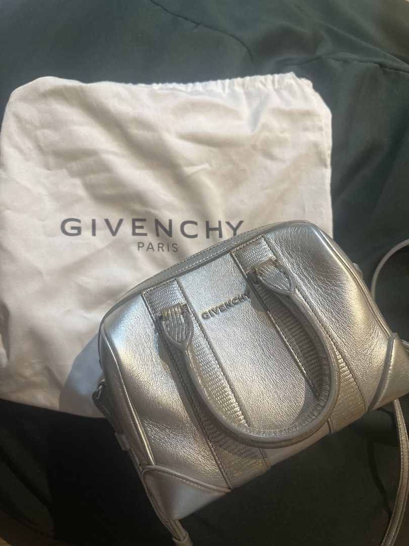 Givenchy Mini Lucrezia Duffel Bag (Category: Luxury Bags & Wallets) located in San Pablo. Submitted by ther____ (Listing ID 1434118332, Image 1). Description: Guaranteed authentic. With dustbag. Selling low because it needs color touch up.