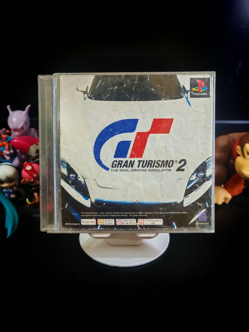 GRAN TURISMO 2 PS1 JP (Category: PlayStation) located in Santa Rosa. Submitted by tristanmunoz (Listing ID 1434122151, Image 1). Description: FOR SALE!!! Php 900 GRAN TURISMO 2 PS1 JP NTSC-J BROKEN CASE 100% Authentic Tested working condition COLLECTORS ITEM RARE Can do video calls Warranty: 24 hours testing warranty, will do change/return if item are proven damaged (will be void if defect is caused by accident, misuse, negligence, including tamp