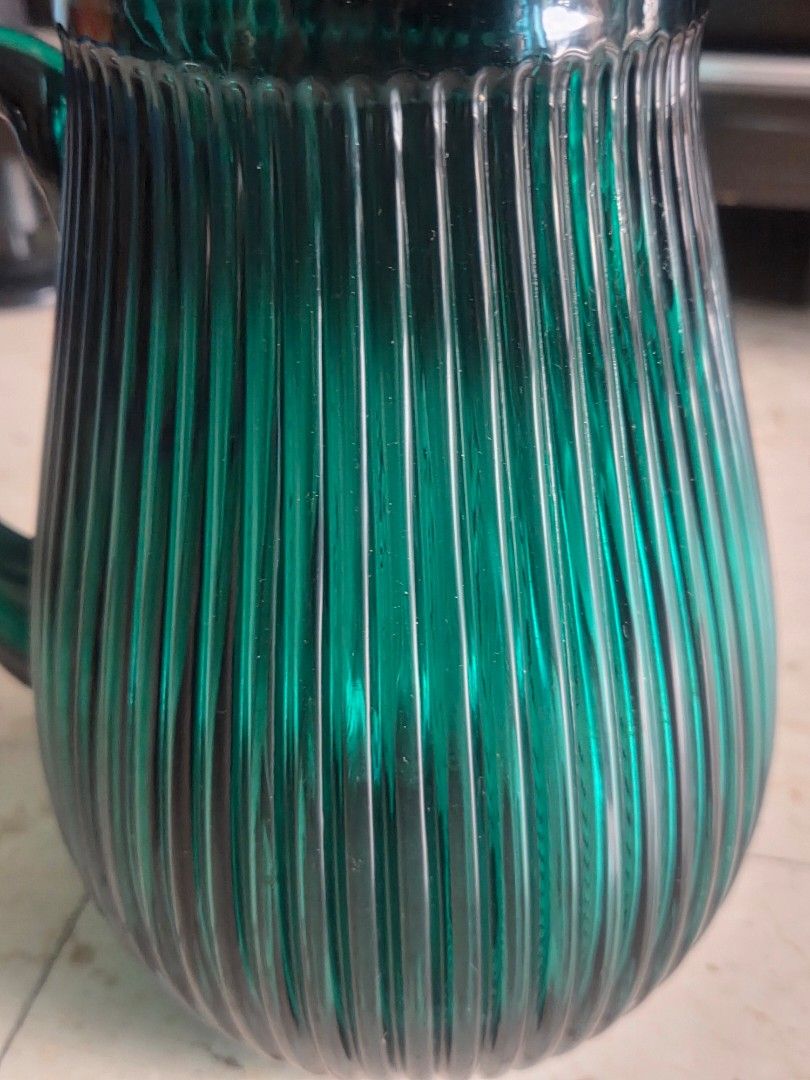 Ikea Green Glass Pitcher for $12439500878938132482