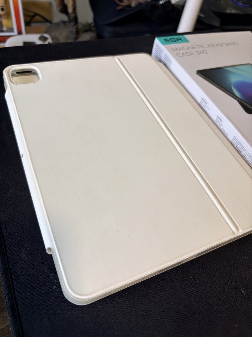 Ipad Air M3 11" Cases (Category: Cases & Sleeves) located in Antipolo. Submitted by lemon939 (Listing ID 1434097338, Image 3). Description: FS: iPad Air M3 11” Cases Selling items ESR Magnetic Keyboard Case 360 Rebound Series (white) - SOLD ESR Folio Case 360 Rebound Series (Skyblue) - ₱1,000 Spigen Ultra Hybrid Pro Case (black) - ₱1,500 Danycase Folio case (grey) - ₱500 Get all for only ₱2,000 All items are last price already. All cases only a m