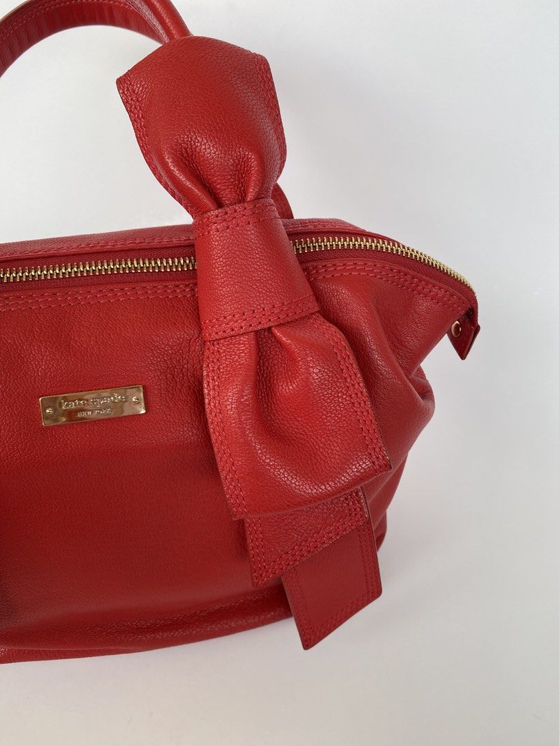 Kate Spade Red New York Handbag (Category: Luxury Bags & Wallets) located in Manila. Submitted by secondhavenph (Listing ID 1433992769, Image 2). Description: .